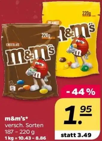 NETTO m&m's 187 - 220 g Angebot