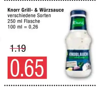 Marktkauf Knorr grill- & wurzsauce 250ml Angebot