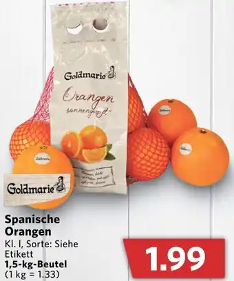 Combi Goldmarie Spanische Orangen 1,5kg Beutel Angebot