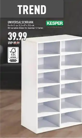 Marktkauf Universalschrank Angebot