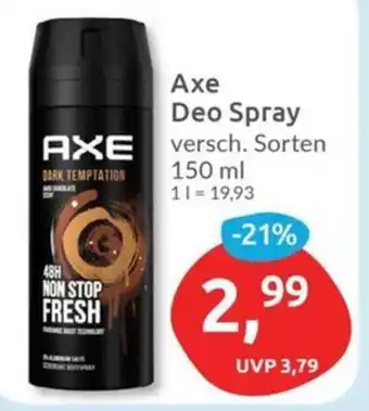 Budni Axe Deo Spray 150ml Angebot