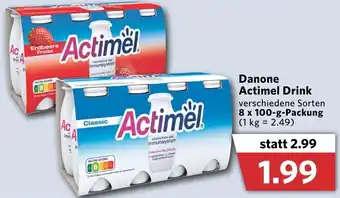 Combi Danone Actimel Drink 8x100g Angebot