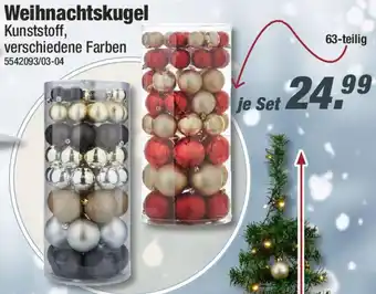 Poco Weihnachtskugel 63-teilig Angebot