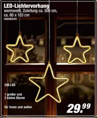 Poco LED-Lichtervorhang Angebot