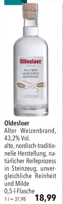 CITTI Markt Oldesloer Alter Weizenbrand, 43,2% Vol. Angebot