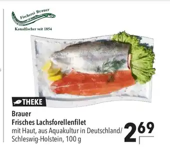 CITTI Markt Brauer Frisches Lachsforellenfilet 100g Angebot