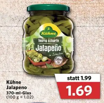 Combi Kühne Jalapeno 370ml Glas Angebot