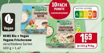 REWE Center Rewe Bio+Vegan Vegane Frischcreme 115g Angebot