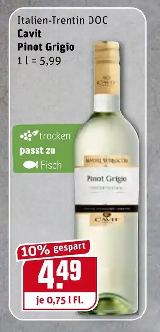 REWE Center Cavit Pinot Grigio 0,75L Angebot