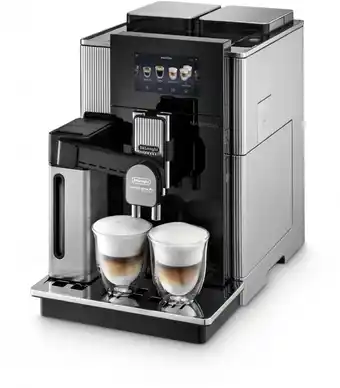 Euronics Delonghi kaffeevollautomat maestosa epam 960.75.glm, 2 bohnenbehälter, 2 mahlwerke, edelstahlgehäuse, glasfro Angebot