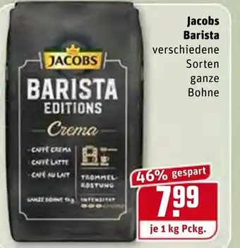 REWE Center Jacobs Barista 1kg Angebot