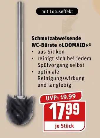 REWE Center Schmutzabweisende WC Bürste Loomaid Angebot