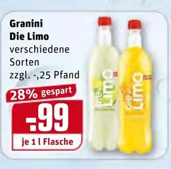 REWE Center Granini die Limo 1L Angebot