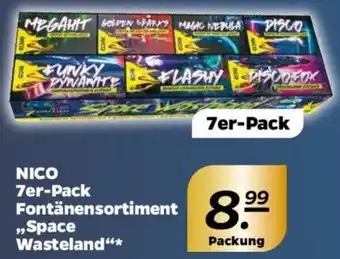 NETTO NICO 7er Pack Fontänensortiment „Space Wasteland" Angebot