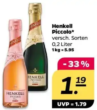 NETTO Henkell Piccolo 0,2 Liter Angebot