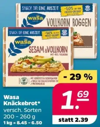 NETTO Wasa Knäckebrot 200-260 g Angebot