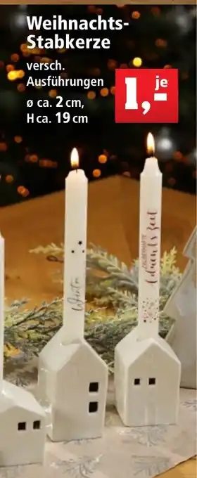 Thomas Philipps Weihnachts-Stabkerze Angebot