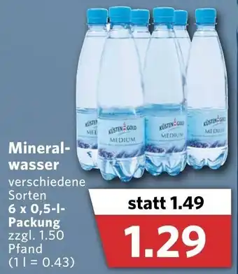 Combi Mineralwasser 6x0,5L Angebot