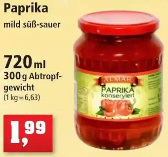 Thomas Philipps Almar Paprika mild süß-sauer 720 ml Angebot