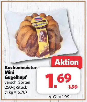 Combi Kuchenmeister Mini Gugelhupf 250 g Stück Angebot