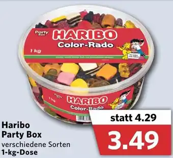 Combi Haribo Party Box 1kg Dose Angebot