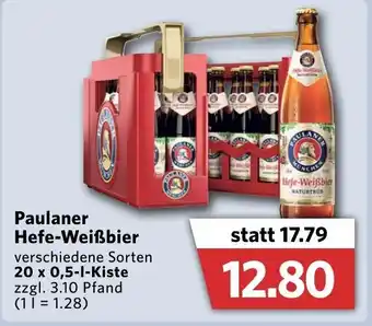 Combi Paulaner Hefe Weißbier 20x0,5L Angebot