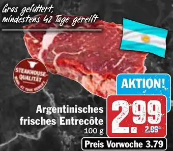 Hit Argentinisches frisches Entrecôte 100 g Angebot