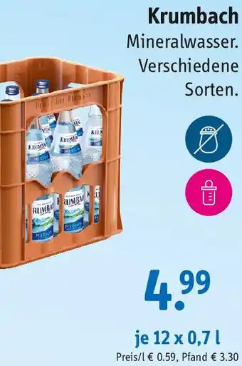 Gefako Krumbach Mineralwasser 12x0,7 L Angebot