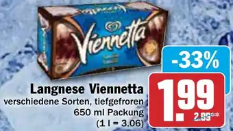 Hit Langnese Viennetta 650 ml Packung Angebot