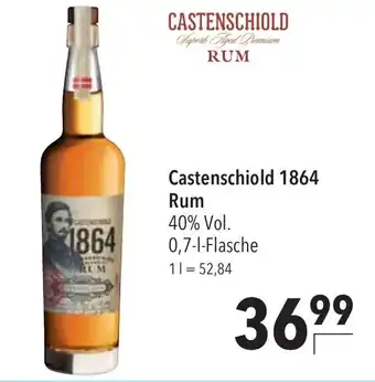 CITTI Markt CASTENSCHIOLD Supert Aged Premium RUM Castenschiold 1864 Rum 40% Vol. 700ml Angebot