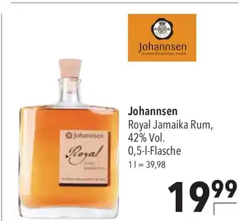 CITTI Markt Johannsen Royal Jamaika Rum, 42% Vol. 0,5-L Angebot