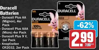 HIT Duracell Batterien Angebot