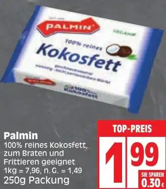 Edeka Palmin 100% reines Kokosfett 250g Packung Angebot