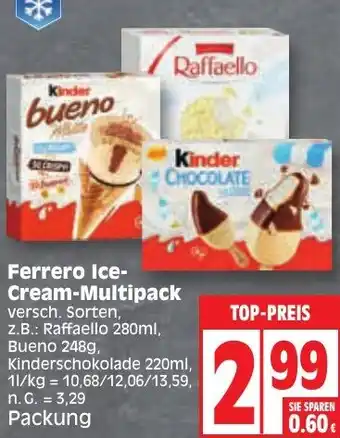 Edeka Ferrero Ice-Cream-Multipack Angebot