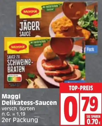 Edeka Maggi Delikatess-Saucen 2er Packung Angebot