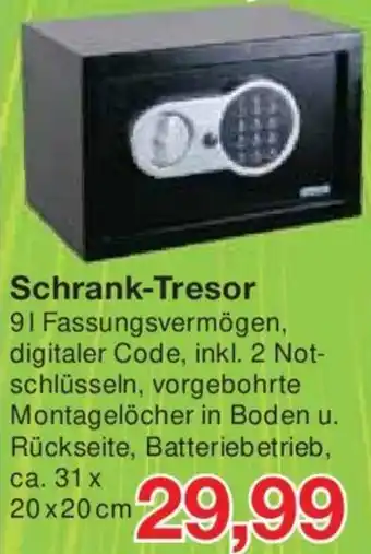 Jawoll Schrank-Tresor Angebot
