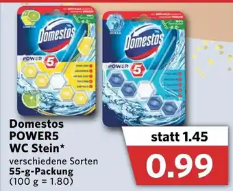 Combi Domestos Power5 WC Stein 55g Angebot