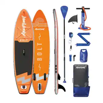 Decathlon Aquaplanet bolt 9'4 aufblasbares paddleboard-paket - koralle Angebot