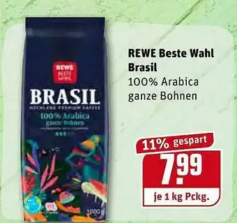 REWE Kaufpark Rewe Beste Wahl Brasil Angebot