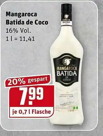 REWE Kaufpark Mangaroca Batida De Coco Angebot