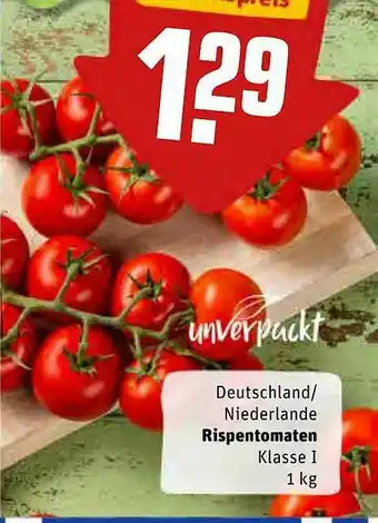 REWE Kaufpark Rispentomaten Angebot