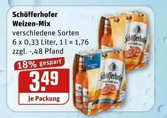 REWE Kaufpark Schöfferhofer Weizen-mix Angebot