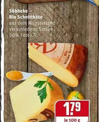 REWE Kaufpark Söbbeke Bio Schnittkäse Angebot