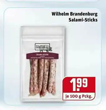 REWE Kaufpark Willhelm Brandenburg Salami-sticks Angebot