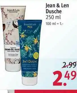 Rossmann Jean & Len Dusche Angebot