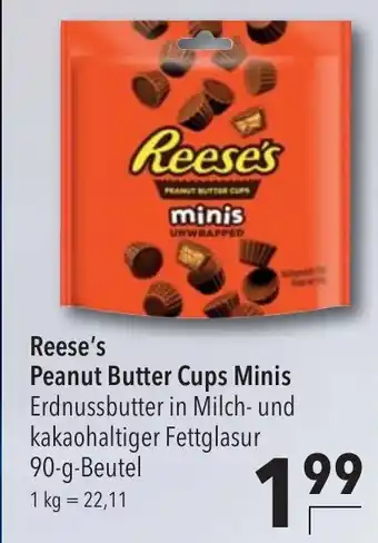 CITTI Markt Reese's Peanut Butter Cups Minis 90-g-Beutel Angebot