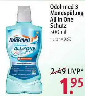 Rossmann Odol-med 3 Mundspülung All In One Schutz Angebot