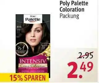 Rossmann Poly Palette Coloration Angebot