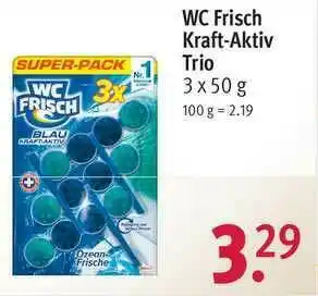 Rossmann Wc Frisch Kraft-aktiv Trio Angebot