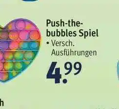 Rossmann Push-the-bubbles Spiel Angebot